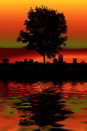Night on Fire - without title