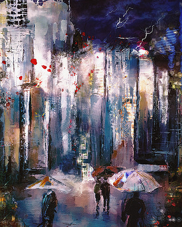 Rainy Night in the City