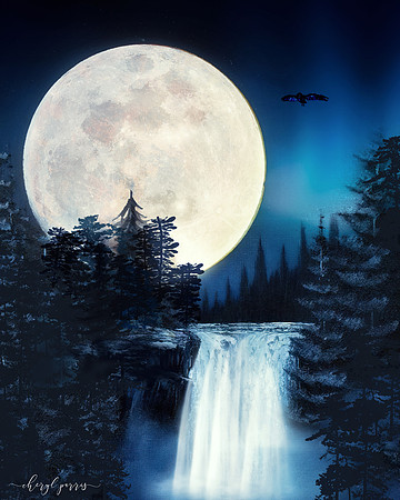 Moonlight Waterfalls
