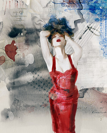 Dame en Rouge (Lady in Red)