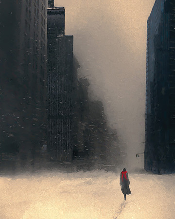 Snowy Day in the City