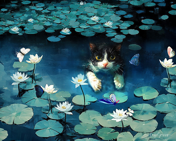 The Cat Who Chased Butterflies